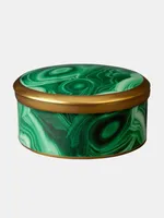 Malachite Round Box