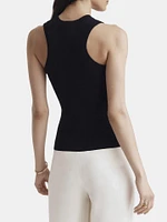 Molly Sleeveless Tie Front Top