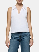 Roberta Collared Tank