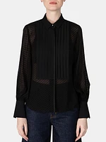 Oriel Dobby Dot Jacquard Shirt