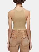 Cropped Ribbed Tank