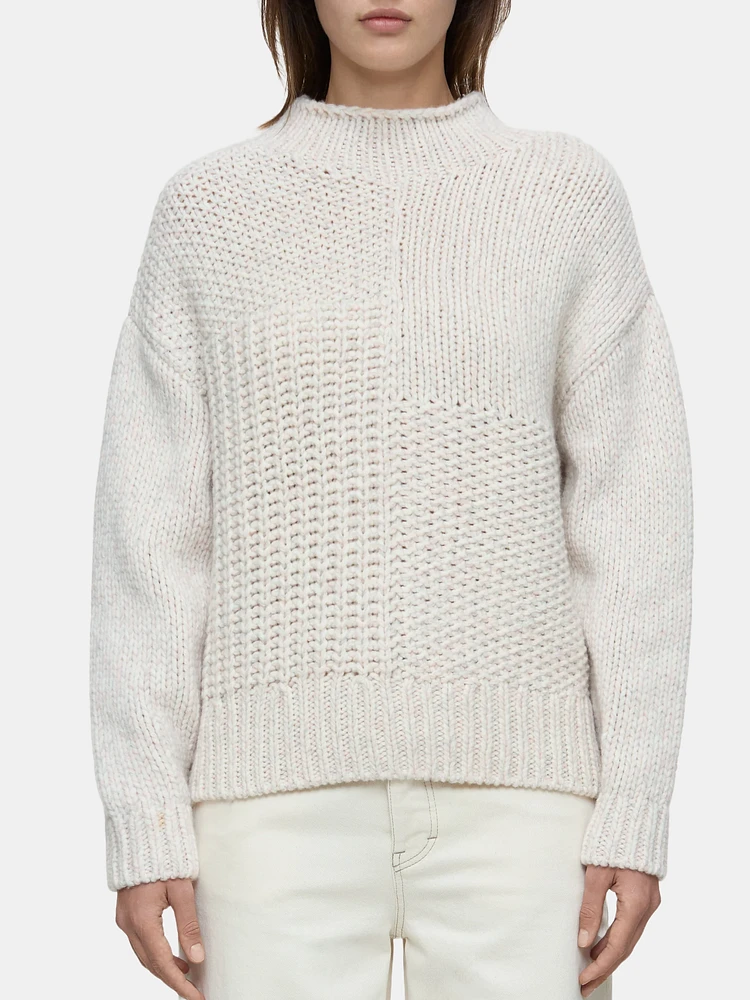 Mock Neck Knitted Longsleeve