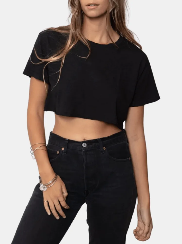 Boyfriend Crop Tee