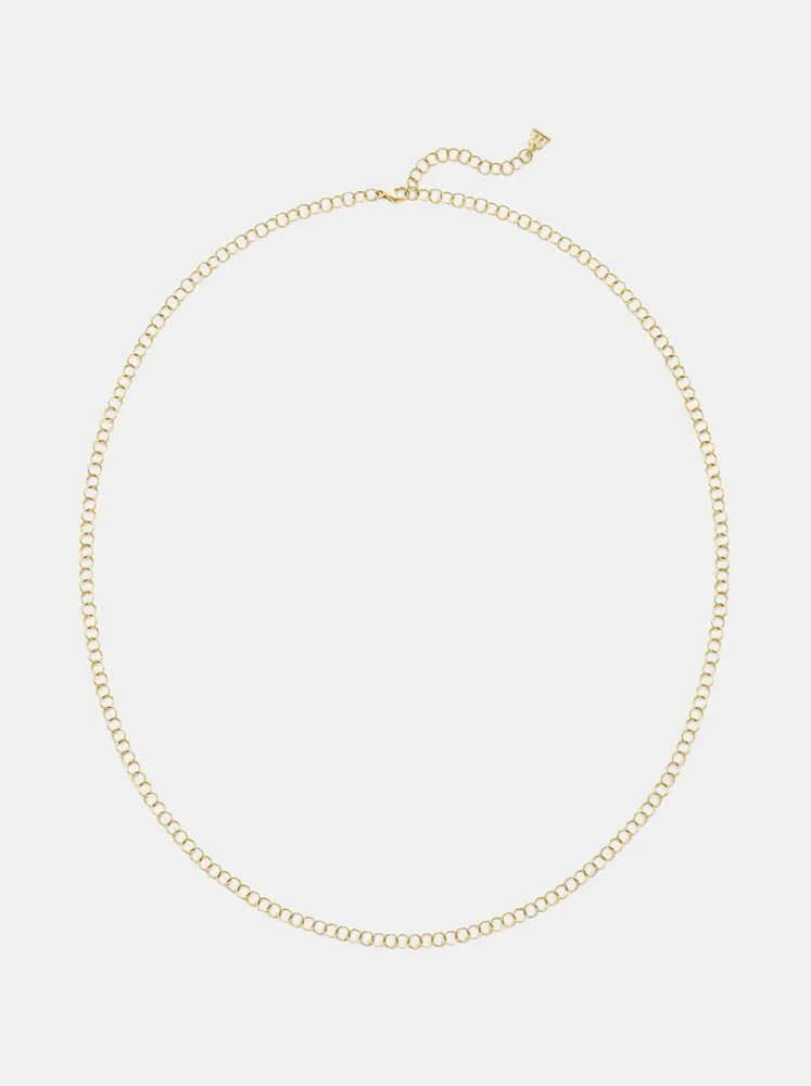 18k Fine Round Chain 24"