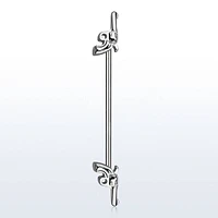 316L Surgical Steel Double Gun Revolver Industrial Straight Barbell
