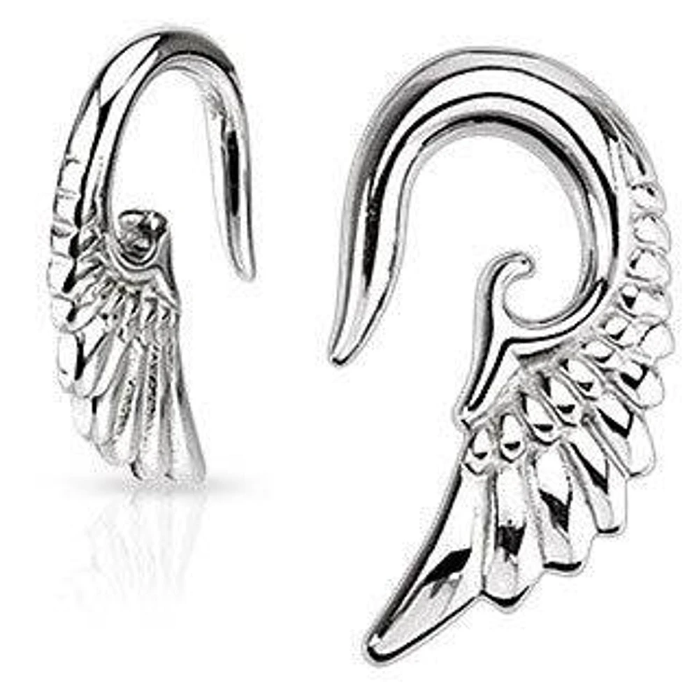 316L Surgical Steel Ear Hook Stretcher Claw Angel Wing