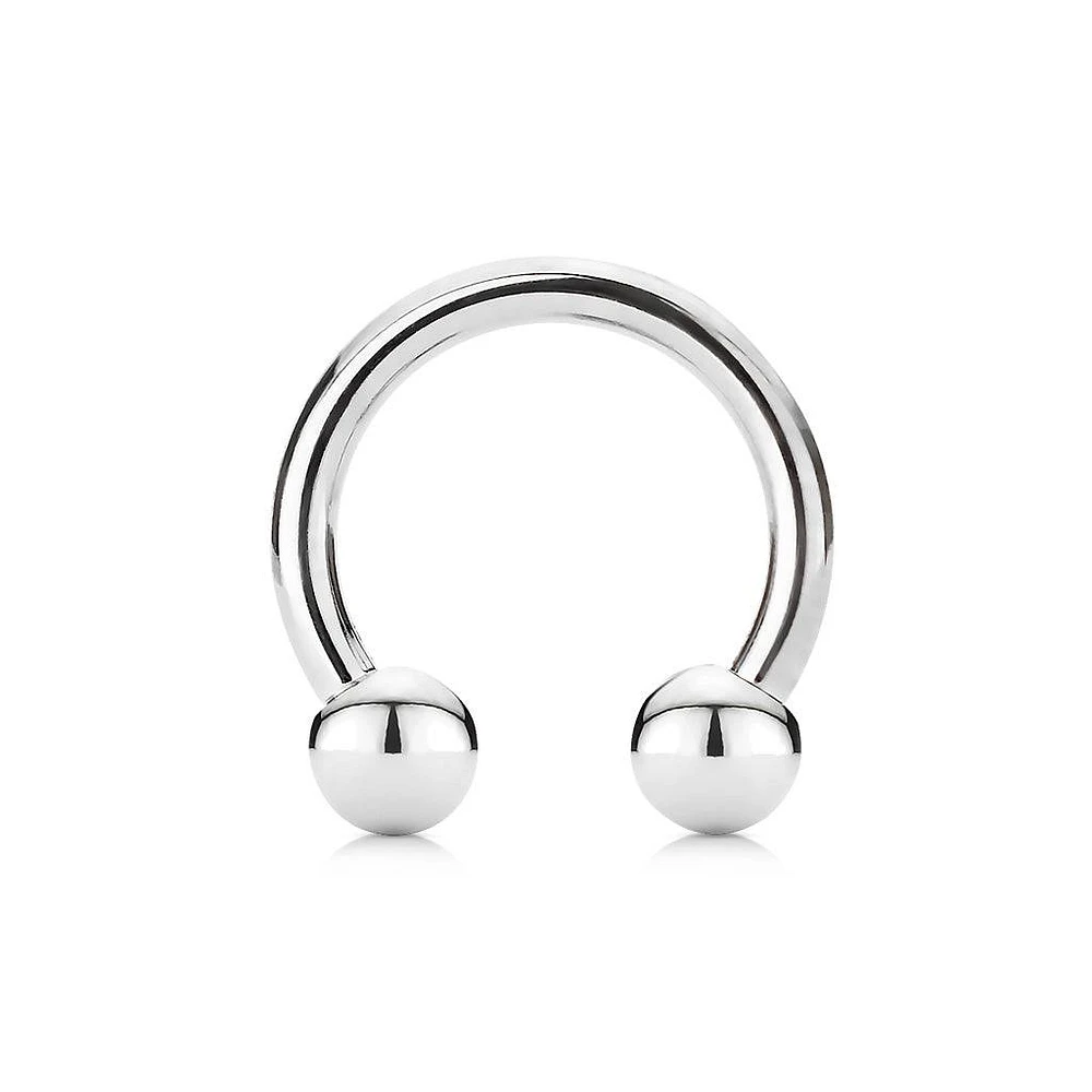 316L Surgical Steel High Polished Multi Use Horseshoe with Ball Ends