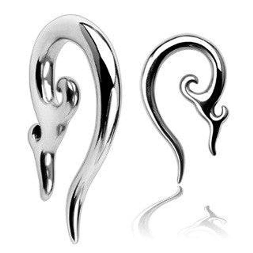 316L Surgical Steel Tribal Hook Ear Stretcher Exapander