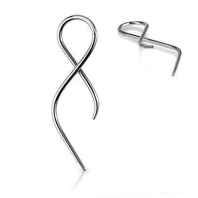 316L Surgical Steel Twist Taper