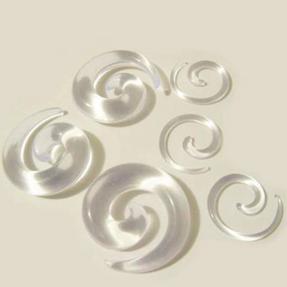 Clear UV Acrylic Ear Sprial