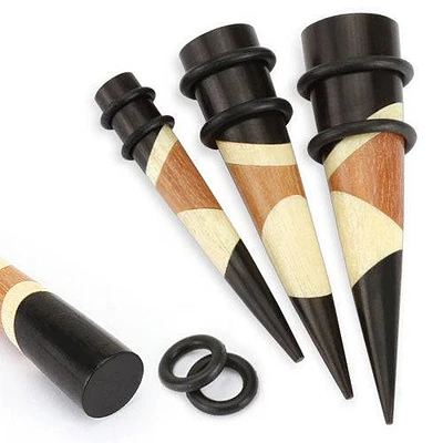 Organic 3 Layer Wood Ear Stretcher Taper Exapnder