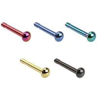 Surgical Steel Ball Dome Top End Nose Pin Studs