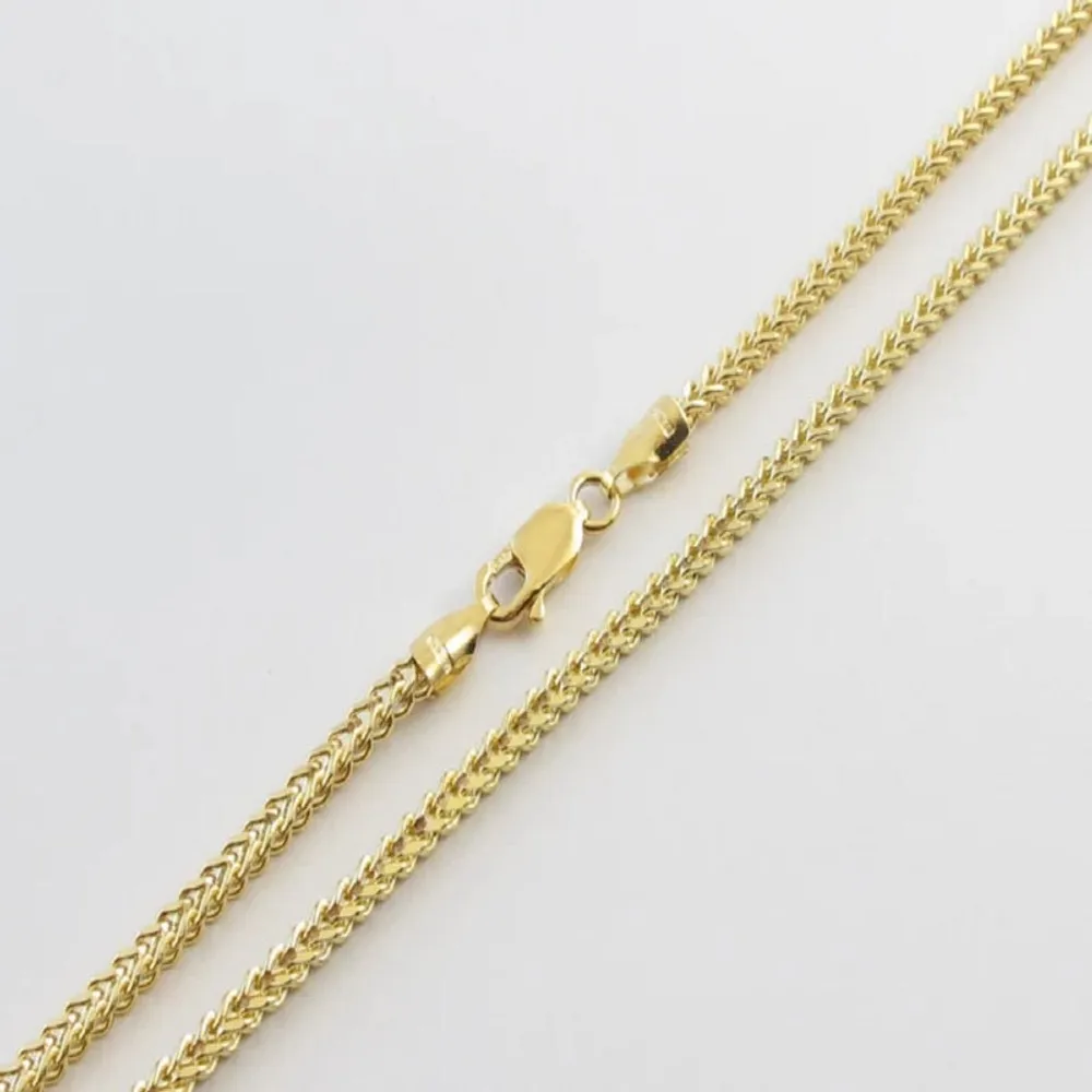 Gold PVD Stainless Steel Franco Chain