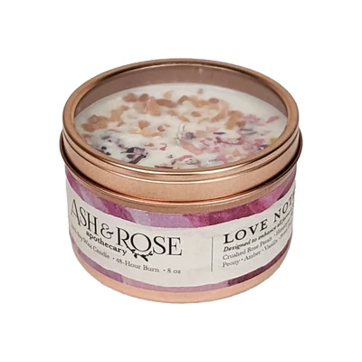 Love Notes Rose + Pink Salt Candle