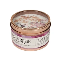 Love Notes Rose + Pink Salt Candle