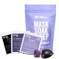 Self-Care Gift Set-Facial Mask, Bath, Tea, Infuser, Amethyst