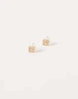 16K Plated Luck Post Earrings