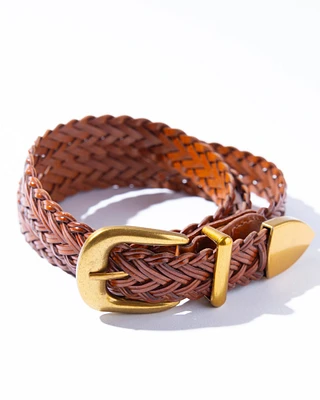 Braided Leather Belt