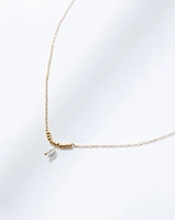 18K Plated Tiny Perlita Necklace