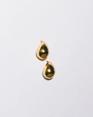 18K Plated Drop Small Earrings