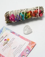 Mixed Flowers Sage Smudge Kit