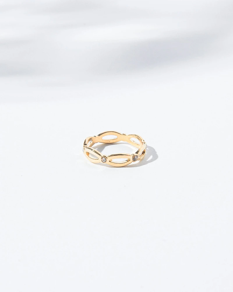 16K Plated Eve Ring