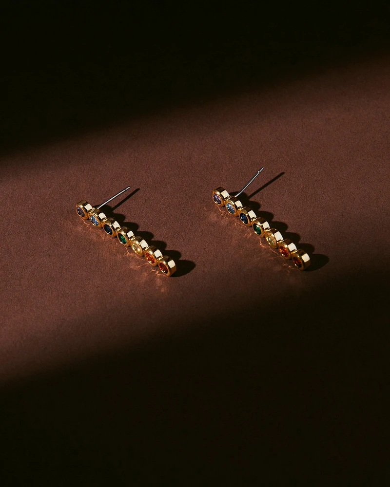 16K Plated Encendido Earrings