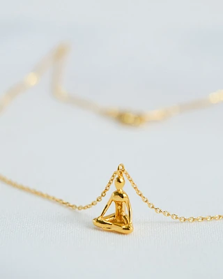 16K Plated Yoga Necklace