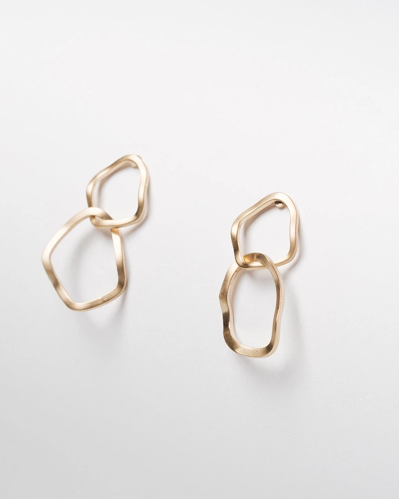 Matte Links Earring