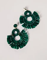 Green Boho Earrings