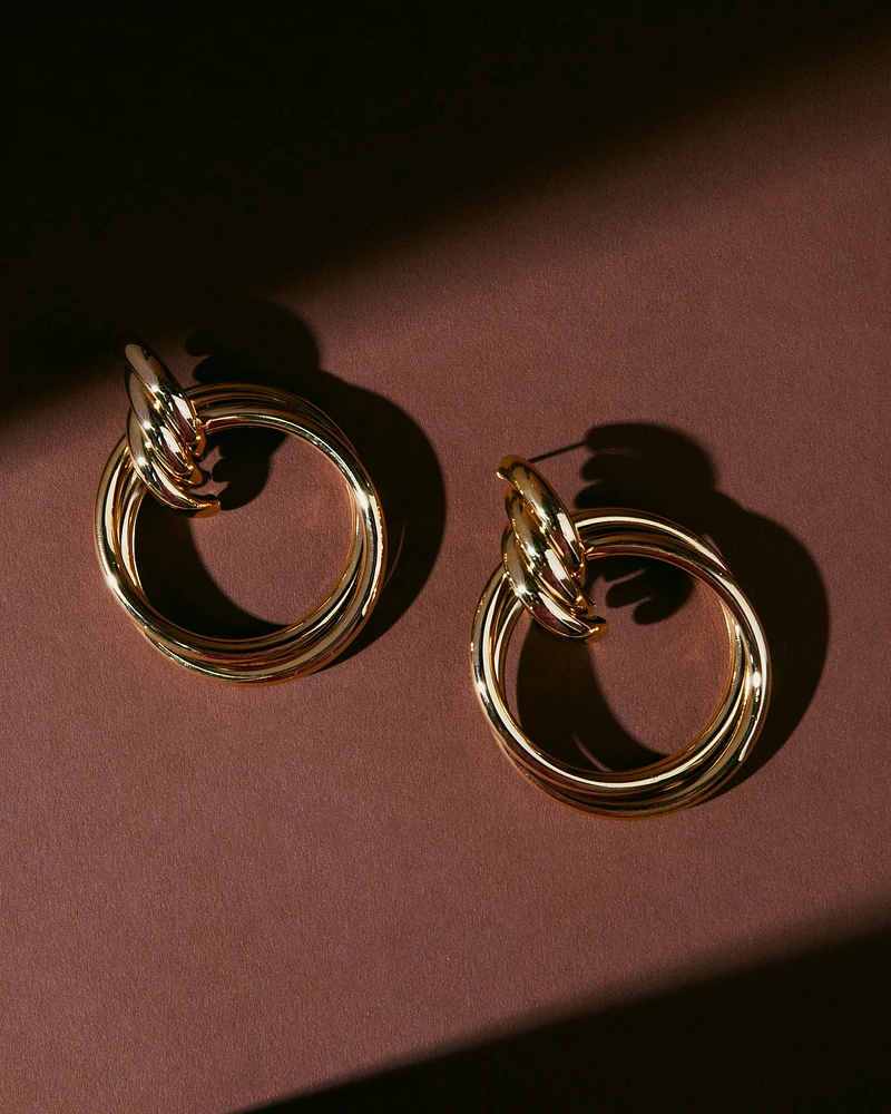 16K Plated Nelly Earrings