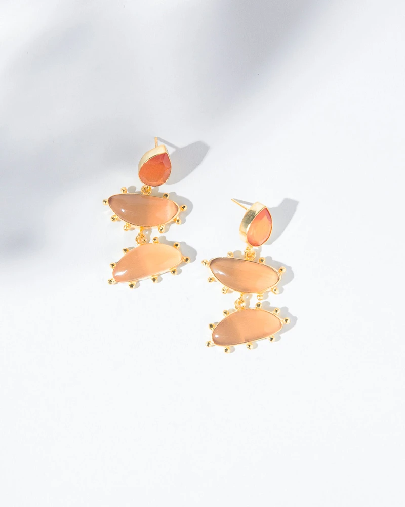 14K Plated Siggy Earring