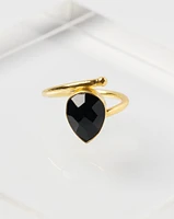 Faceted Stone Ring