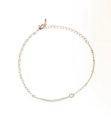 Simple Silver Anklet