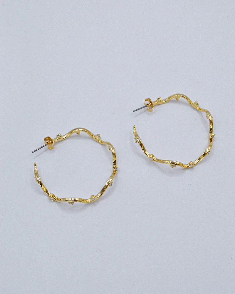 18K Plated Extra Hoops