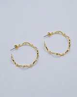 18K Plated Extra Hoops