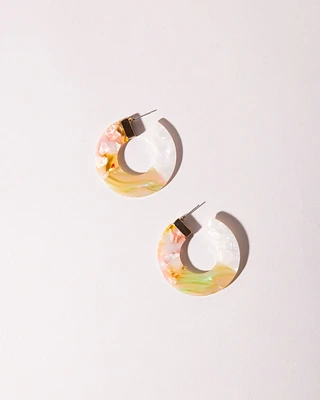 Marlon Resin Hoops