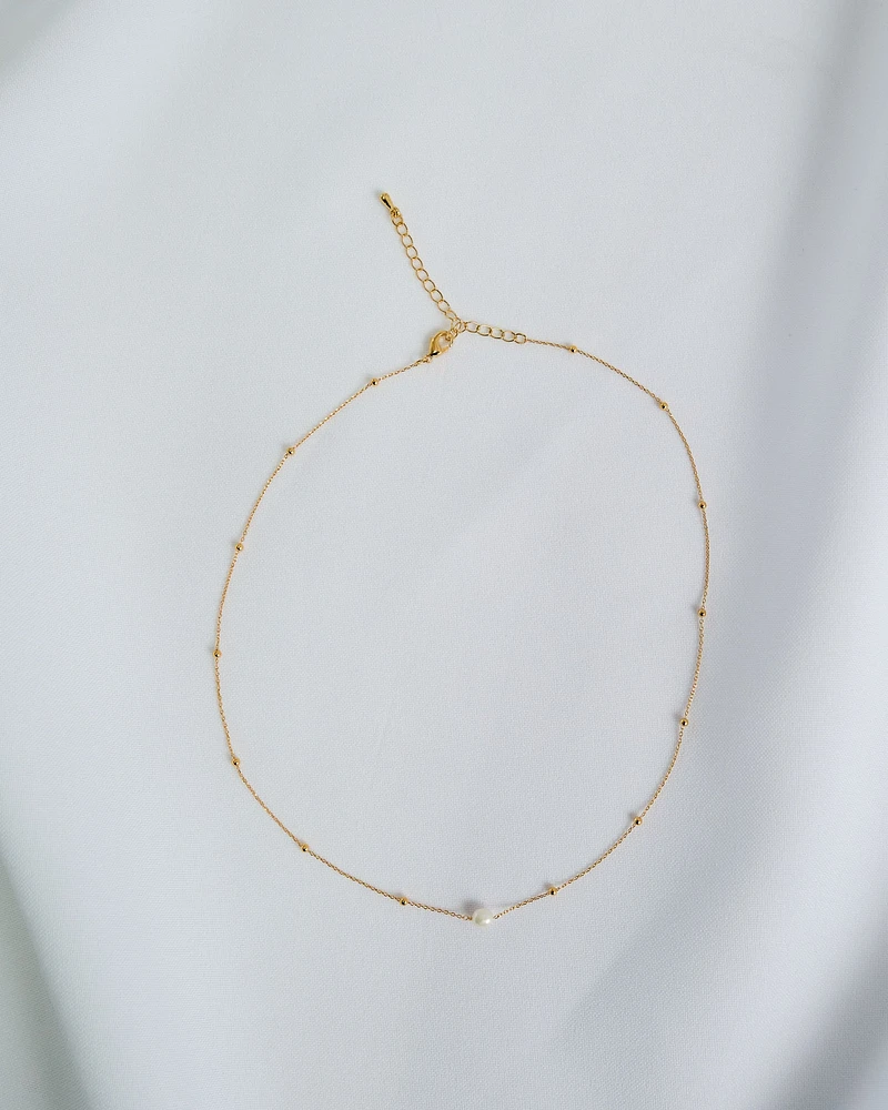 16K Plated Andrea Necklace