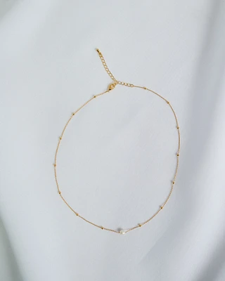 16K Plated Andrea Necklace