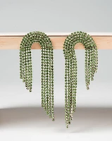 Shiny Green Earrings