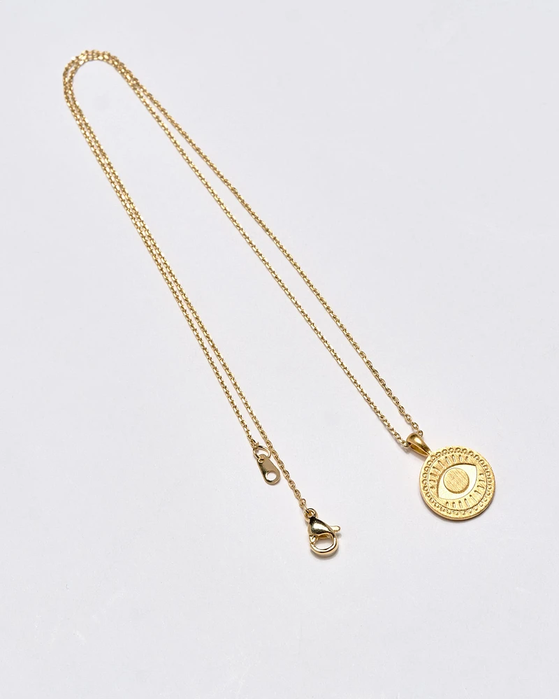 Golden Eye Necklace