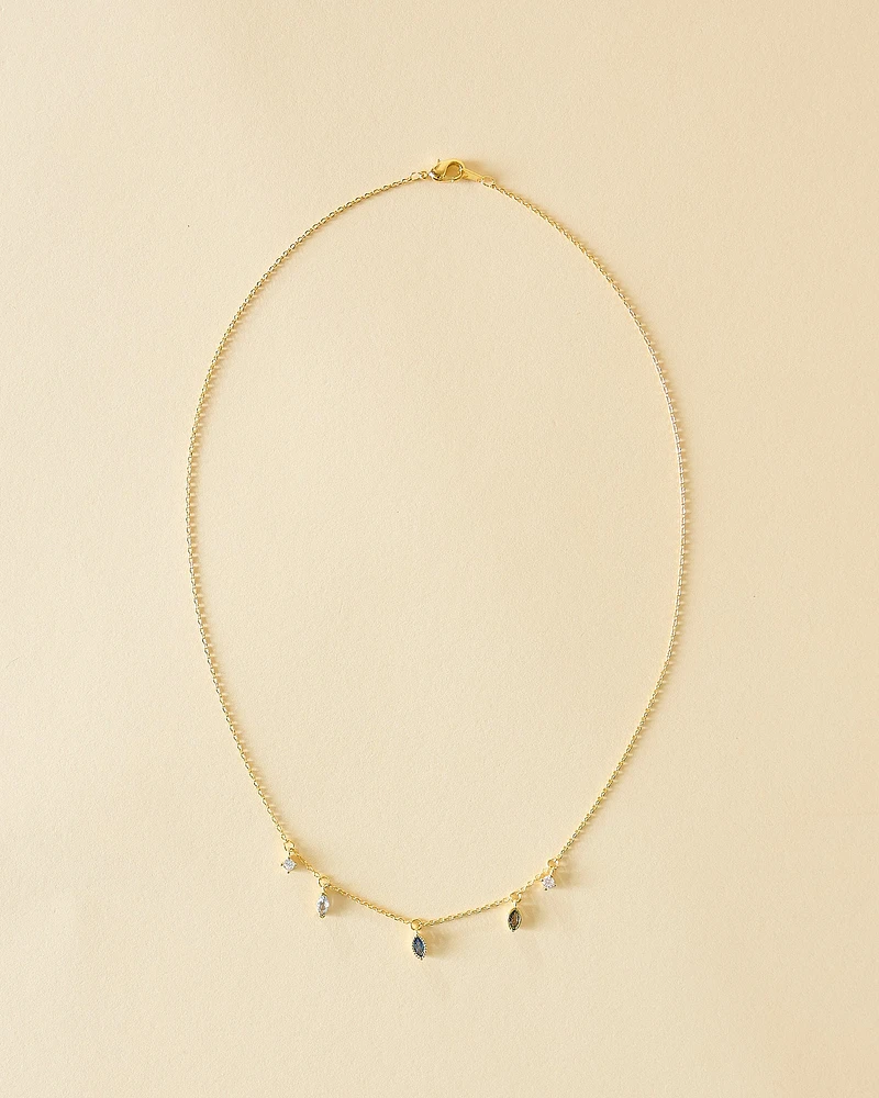 18K Plated Miradas Necklace