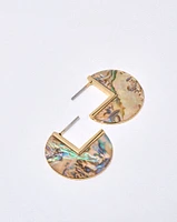 18K Plated Maria Shell Earrings
