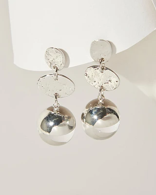 Clear Ball Earrings