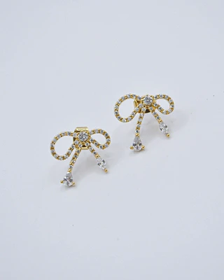 16K Plated Mini Coquette Earrings