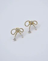 16K Plated Mini Coquette Earrings