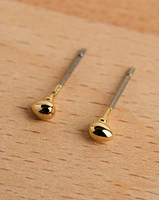 16k Plated Seed Stud Earrings