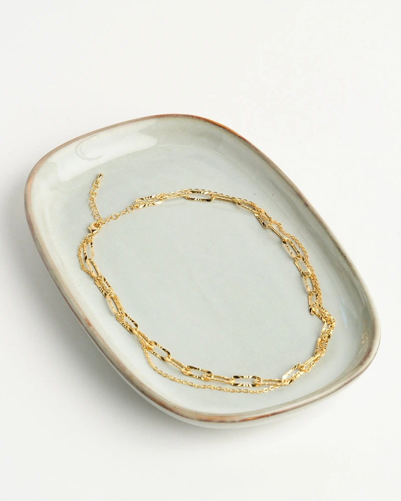 16K Plated Yonce Necklace