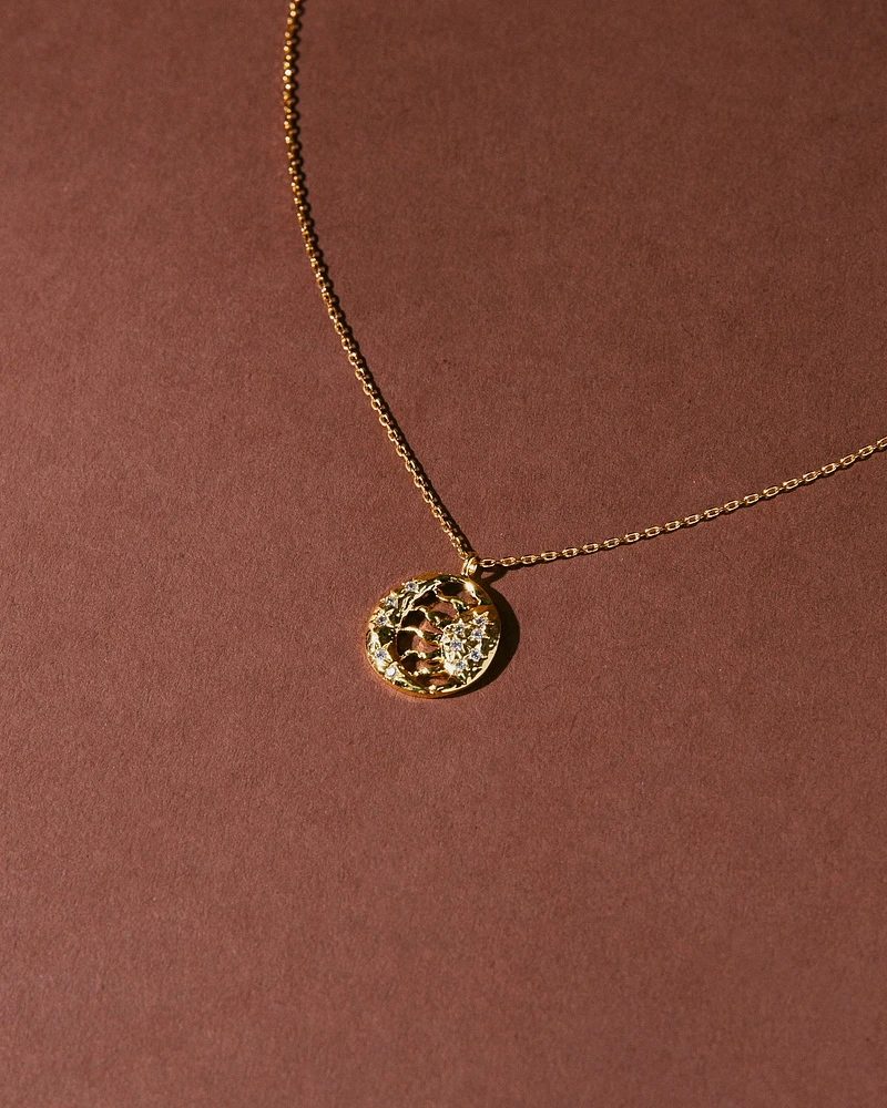 16K Plated Connection Necklace