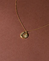 16K Plated Connection Necklace